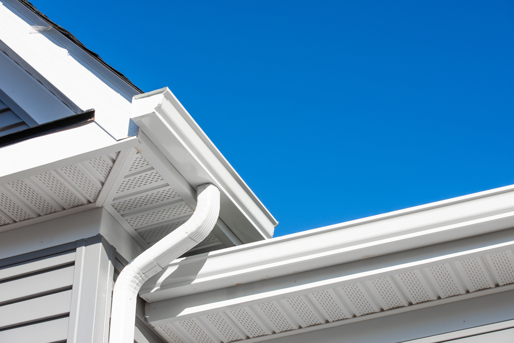 gutters on a home